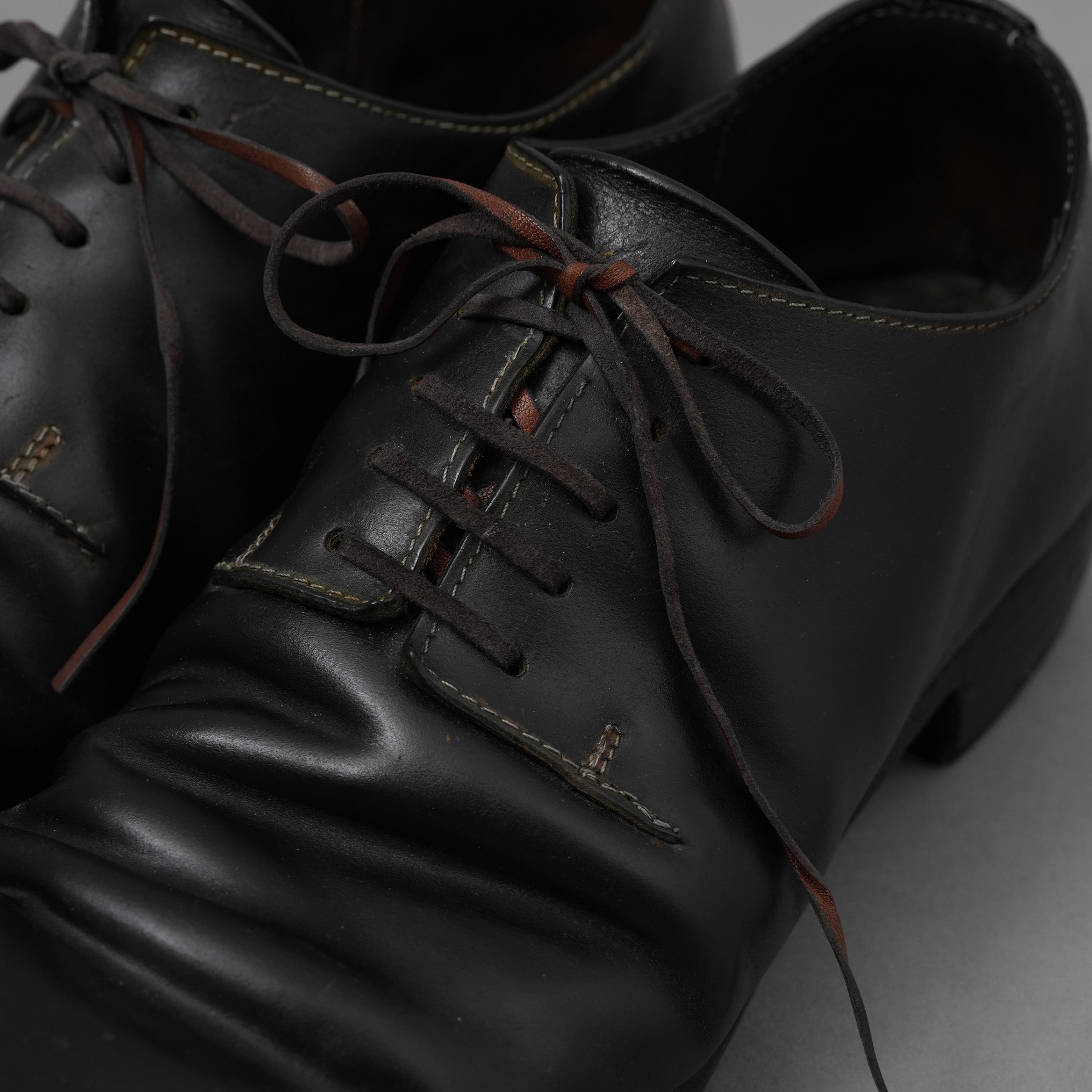 希少 GUIDI グイディ / Horse Cordovan Dress Shose コードバン ドレス シューズ / size 41 (25.5cm) BLACK 352038-ymu