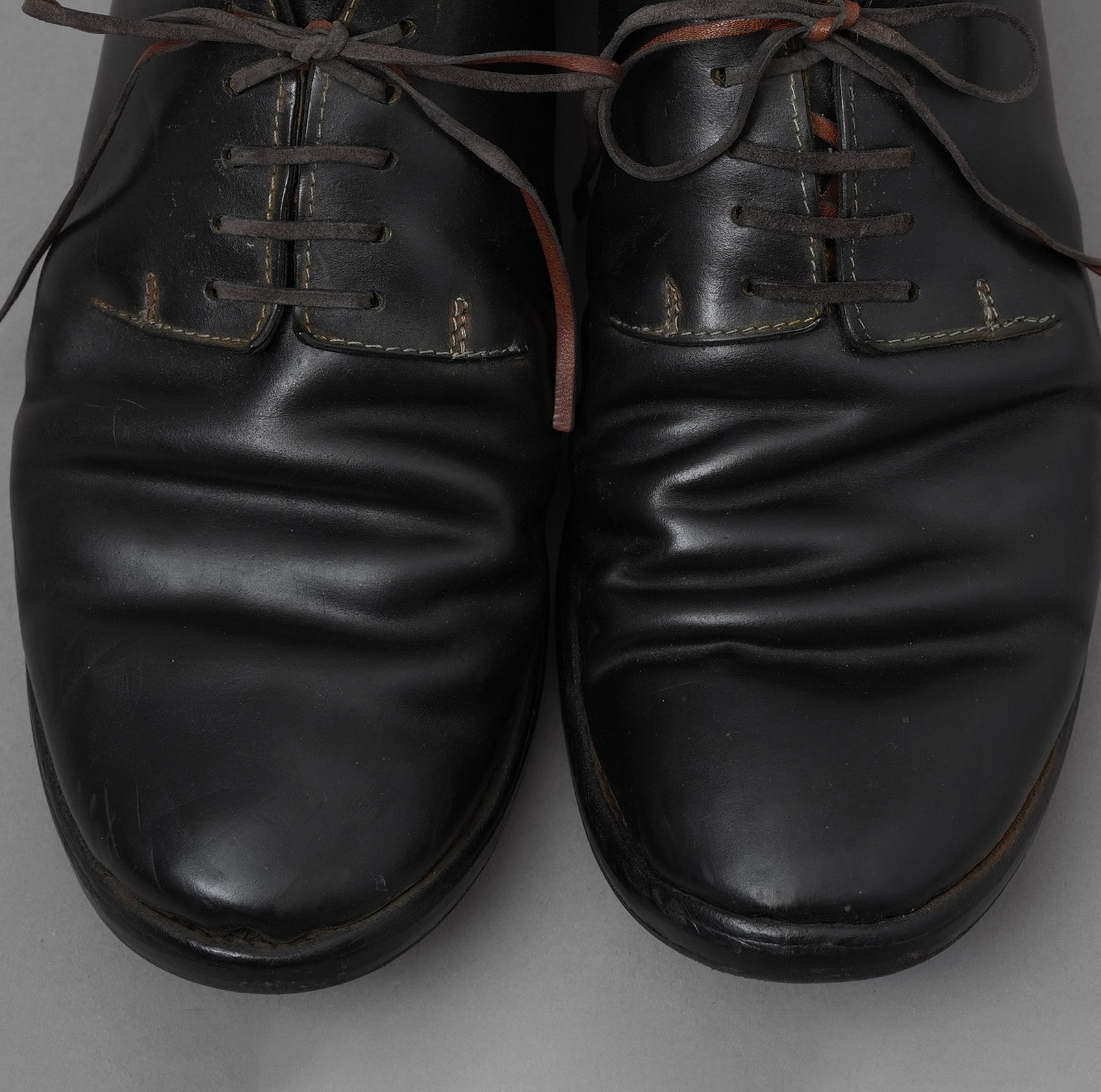 希少 GUIDI グイディ / Horse Cordovan Dress Shose コードバン ドレス シューズ / size 41 (25.5cm) BLACK 352038-ymu