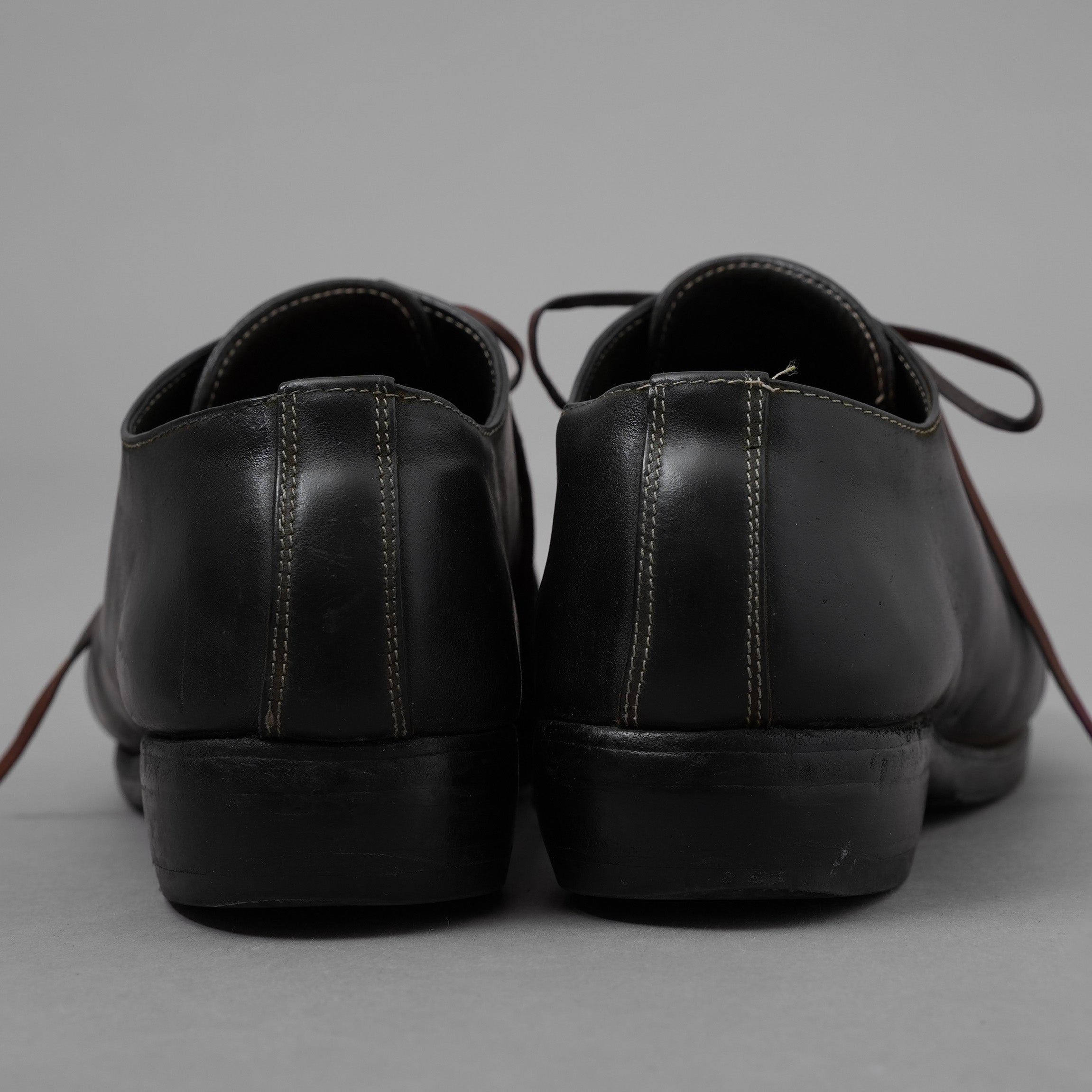 希少 GUIDI グイディ / Horse Cordovan Dress Shose コードバン ドレス シューズ / size 41 (25.5cm) BLACK 352038-ymu