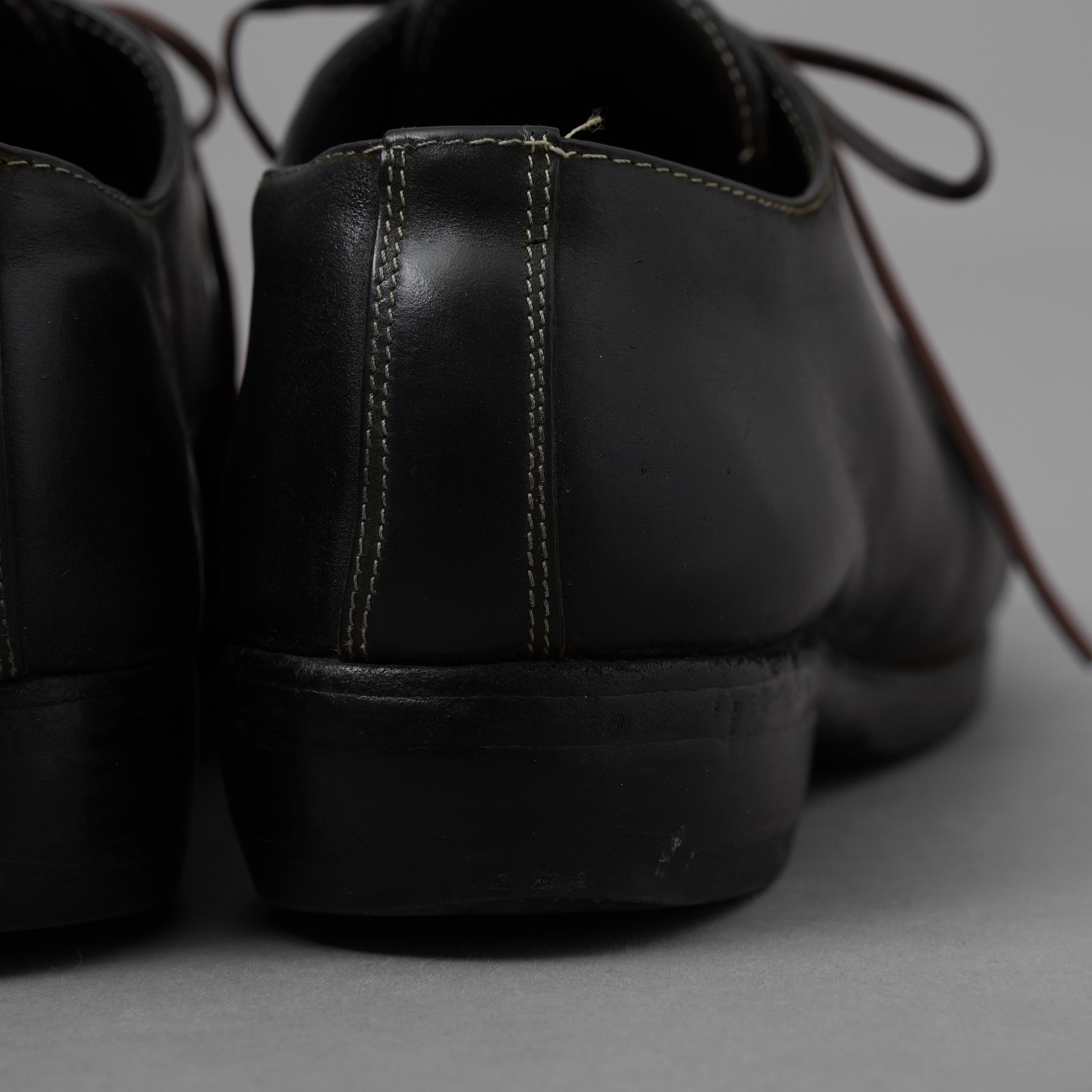 希少 GUIDI グイディ / Horse Cordovan Dress Shose コードバン ドレス シューズ / size 41 (25.5cm) BLACK 352038-ymu