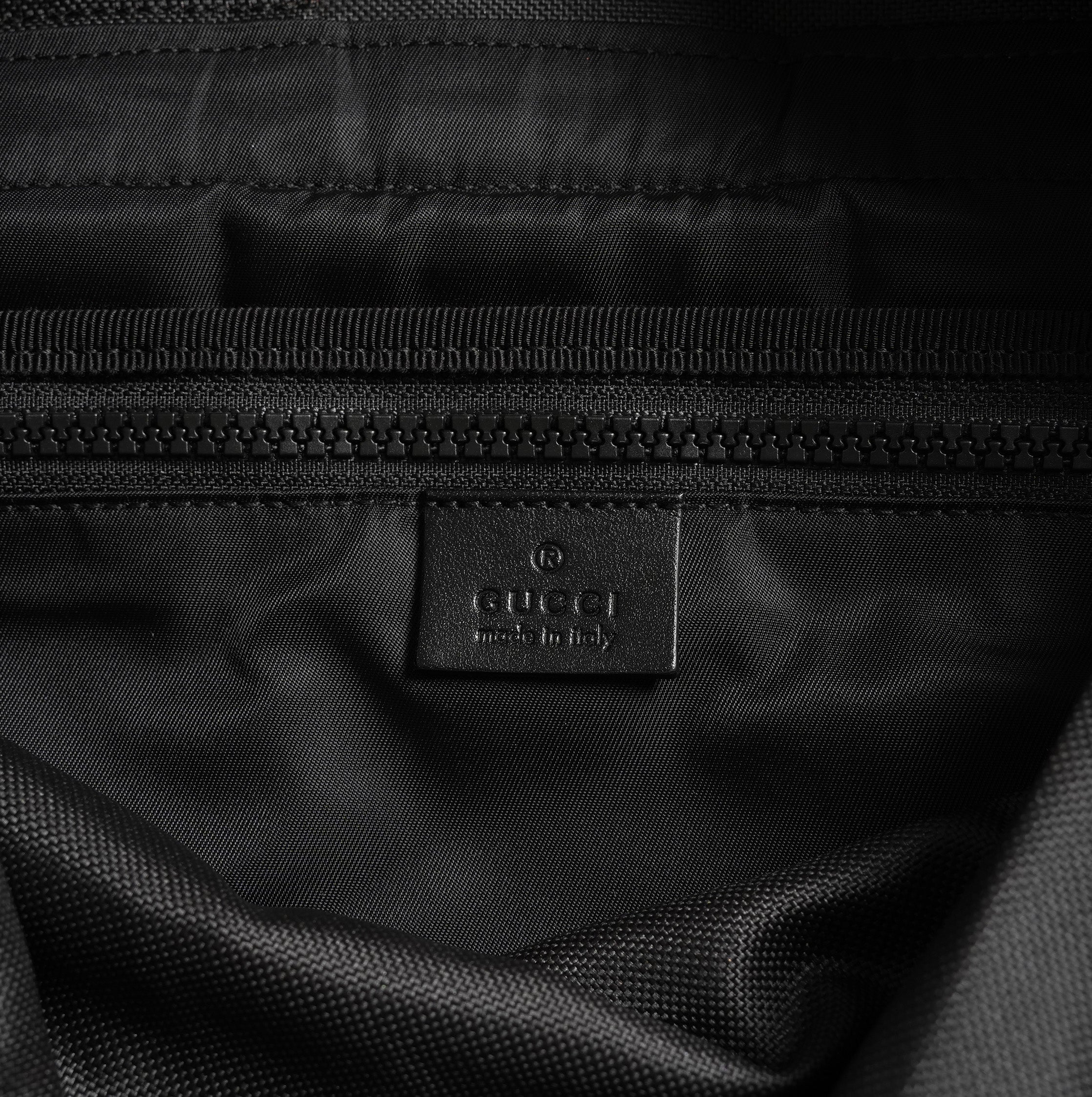 GUCCI グッチ / 2016-17 シュリーライン テクノキャンバス キャットヘッド バックパック / バッグ / 450982 / BLACK