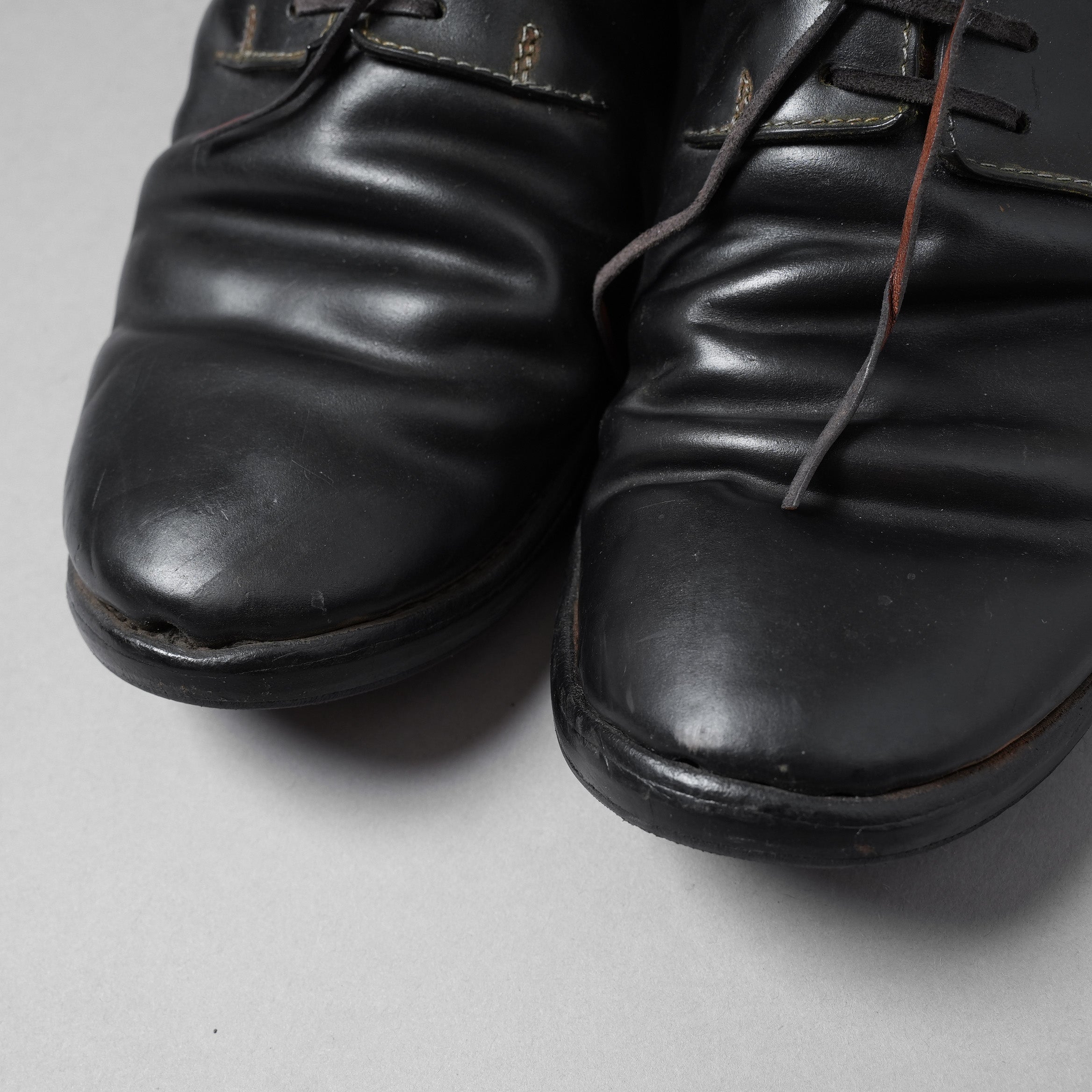 希少 GUIDI グイディ / Horse Cordovan Dress Shose コードバン ドレス シューズ / size 41 (25.5cm) BLACK 352038-ymu