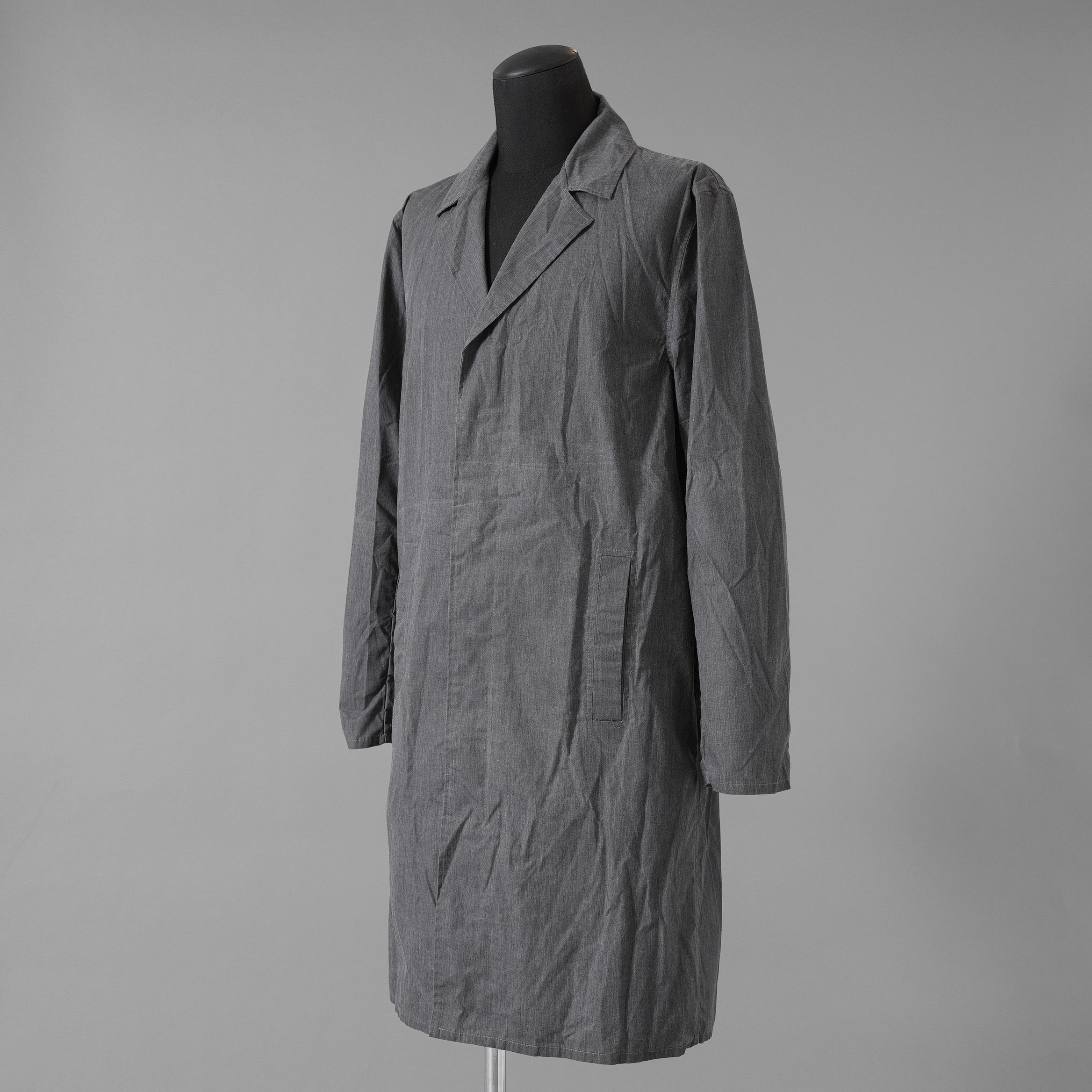 SAINTLAURENT サンローラン / ステンカラーコート 福助タグ / YL00A308 / size M (GRAY)