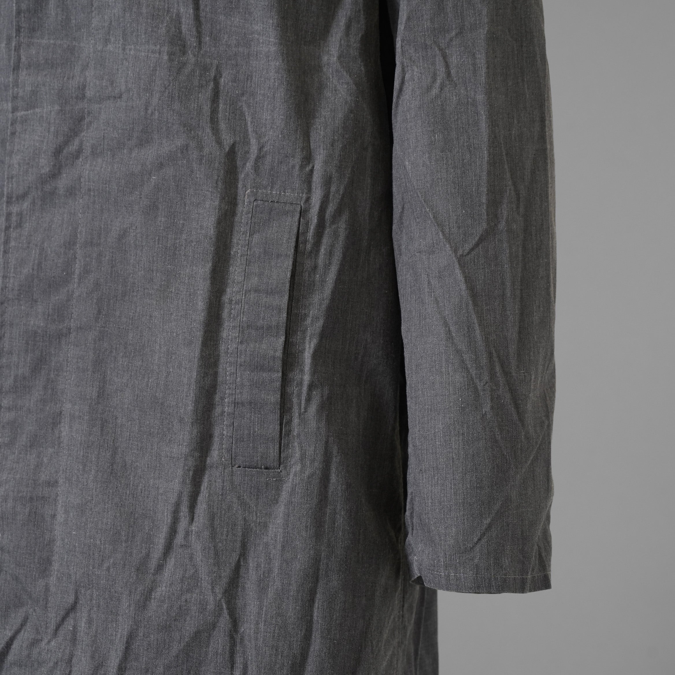 SAINTLAURENT サンローラン / ステンカラーコート 福助タグ / YL00A308 / size M (GRAY)
