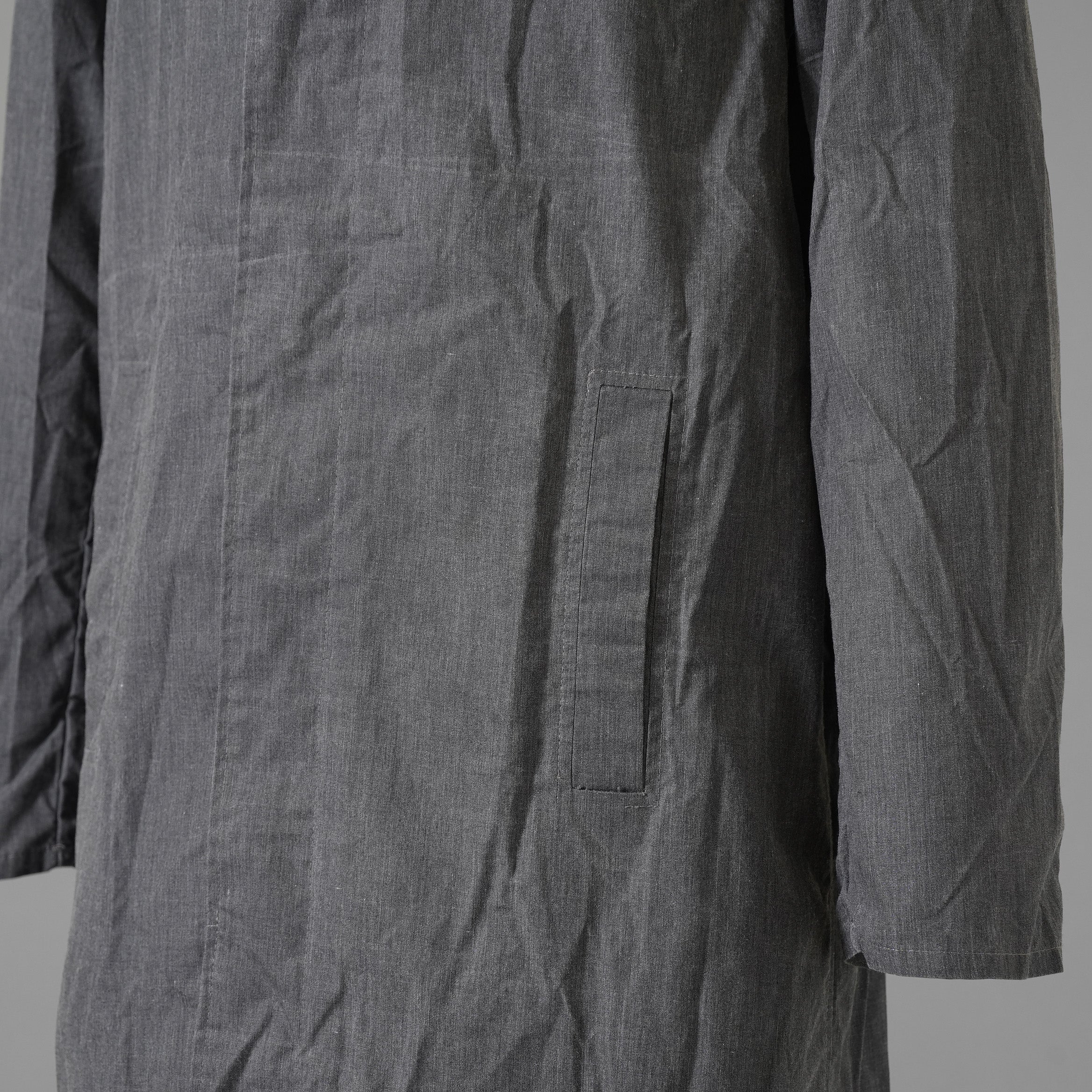 SAINTLAURENT サンローラン / ステンカラーコート 福助タグ / YL00A308 / size M (GRAY)