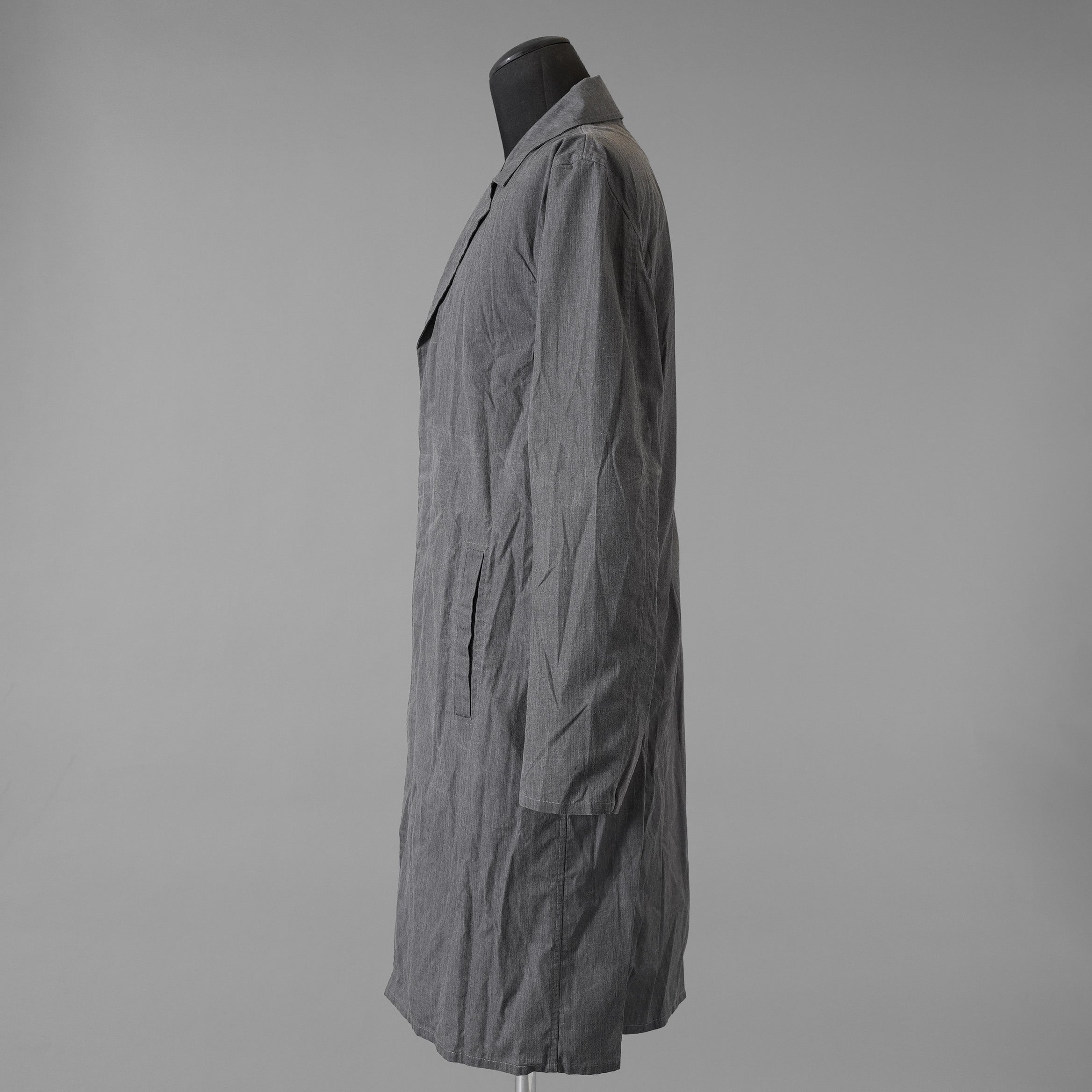 SAINTLAURENT サンローラン / ステンカラーコート 福助タグ / YL00A308 / size M (GRAY)