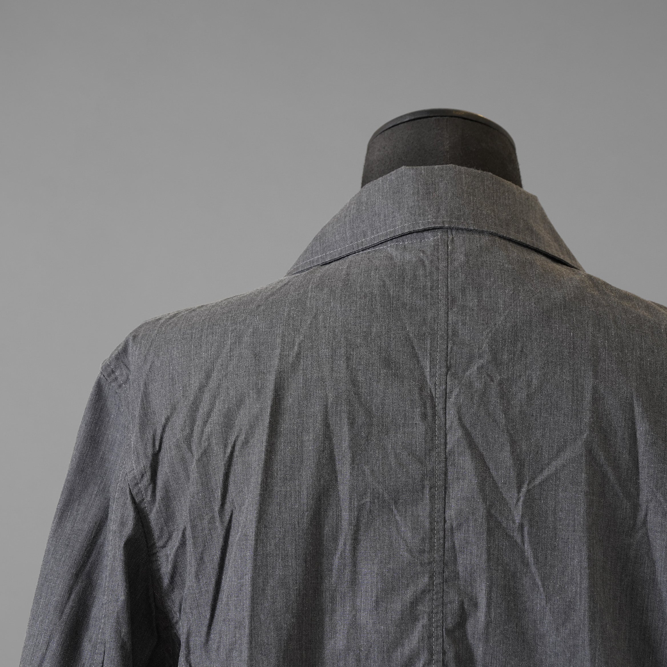 SAINTLAURENT サンローラン / ステンカラーコート 福助タグ / YL00A308 / size M (GRAY)
