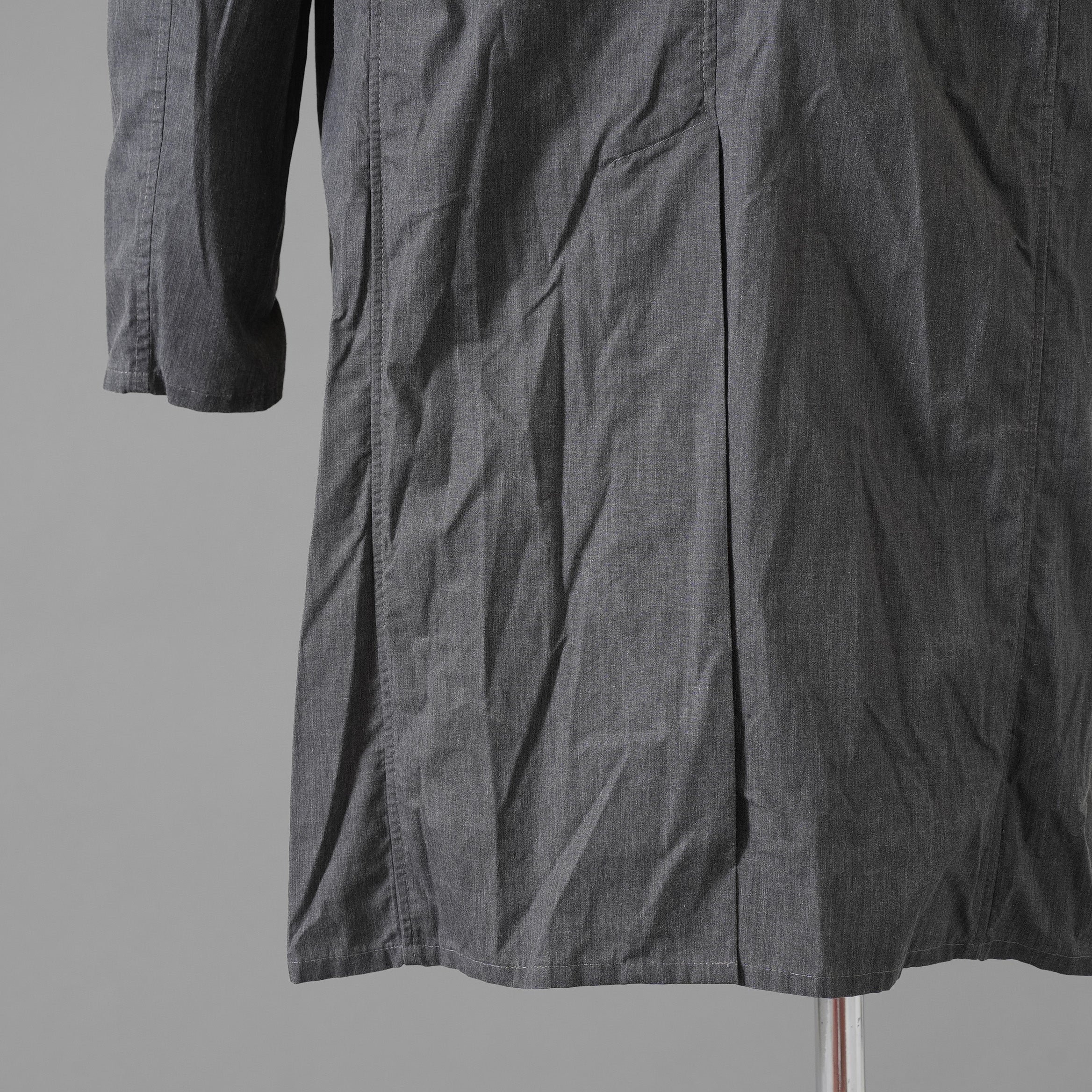 SAINTLAURENT サンローラン / ステンカラーコート 福助タグ / YL00A308 / size M (GRAY)