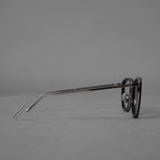BERLUTI ベルルッティ / 美品 20SS TITANIUM オプティカル フレーム ウェリントン コンビネーションメガネ アクセサリー / BL50008U / BLACK 352036-izm