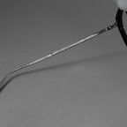 BERLUTI ベルルッティ / 美品 20SS TITANIUM オプティカル フレーム ウェリントン コンビネーションメガネ アクセサリー / BL50008U / BLACK 352036-izm