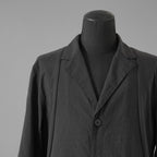 STRUM ストラム / 23SS タスラン加工ナイロンオックス ロングジャケット / STC159-02   / size L (BLACK)