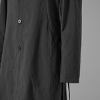 STRUM ストラム / 23SS タスラン加工ナイロンオックス ロングジャケット / STC159-02   / size L (BLACK)