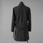 STRUM ストラム / 23SS タスラン加工ナイロンオックス ロングジャケット / STC159-02   / size L (BLACK)