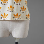未使用 GUCCI x adidas / 22SS トレフォイルプリント 半袖Tシャツ/ 693539 / size XS (IVORY)