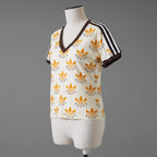 未使用 GUCCI x adidas / 22SS トレフォイルプリント 半袖Tシャツ/ 693539 / size XS (IVORY)