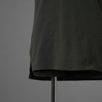 N/07 エヌゼロナナ / 美品 18AW Neck Follow Jersey Tops CORDURA® Fabric 半袖Tシャツ / size 46 (KHAKI) 352037-ymu