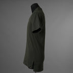 N/07 エヌゼロナナ / 美品 18AW Neck Follow Jersey Tops CORDURA® Fabric 半袖Tシャツ / size 46 (KHAKI) 352037-ymu