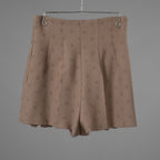 FENDI フェンディ / 21AW カリグラフィ ウール＆カシミヤ混 ショート パンツ / FR6336 AHL4 / size 42 (BEIGE) 352040-izm