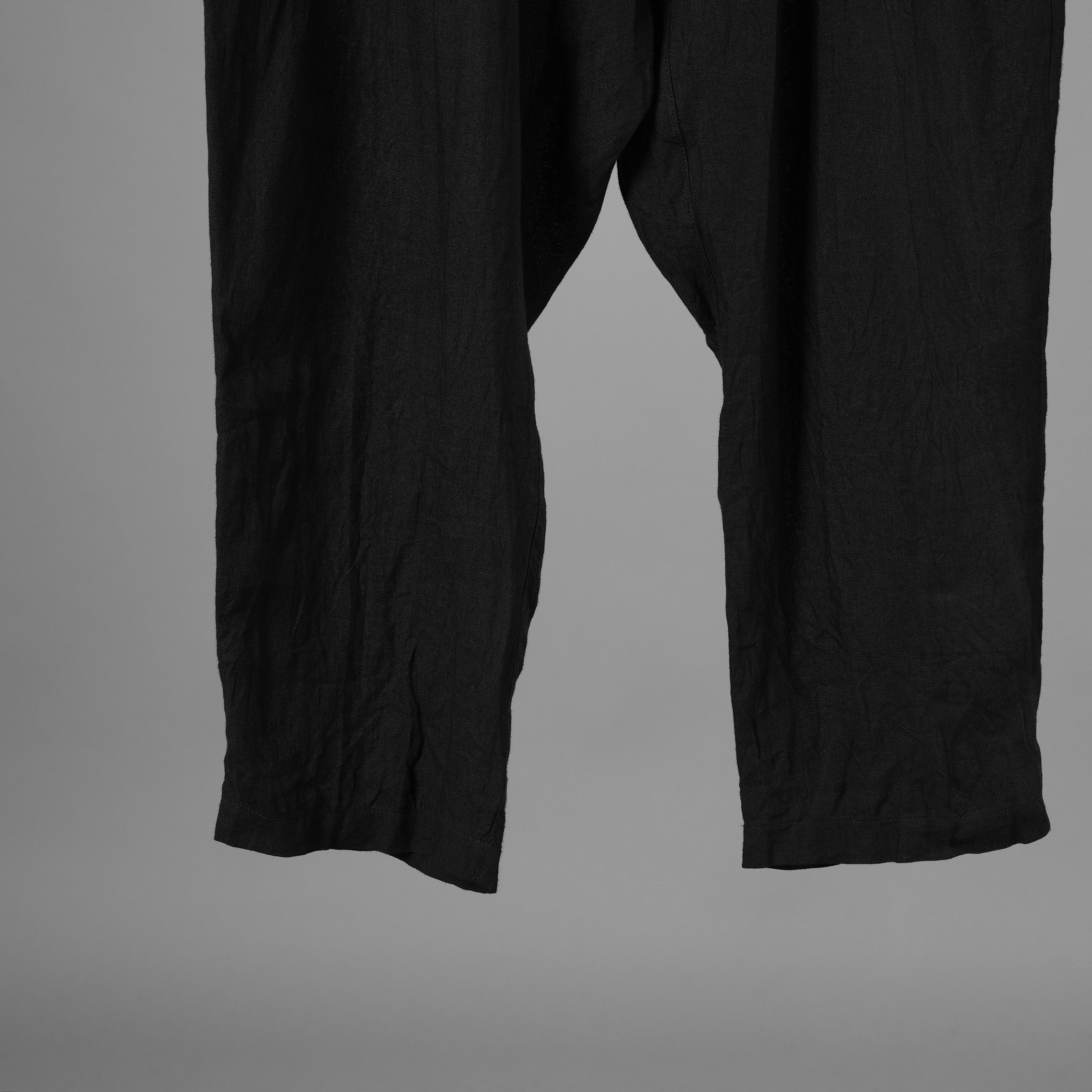 Forme D'expression フォルメ デ クスプレション / 美品 26SS 2Tucked Sarouel Pants サルエル パンツ / HP033 GBMB / size M (BLACK) 352044-uen