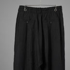 Forme D'expression フォルメ デ クスプレション / 美品 26SS 2Tucked Sarouel Pants サルエル パンツ / HP033 GBMB / size M (BLACK) 352044-uen