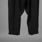 Forme D'expression フォルメ デ クスプレション / 美品 26SS 2Tucked Sarouel Pants サルエル パンツ / HP033 GBMB / size M (BLACK) 352044-uen