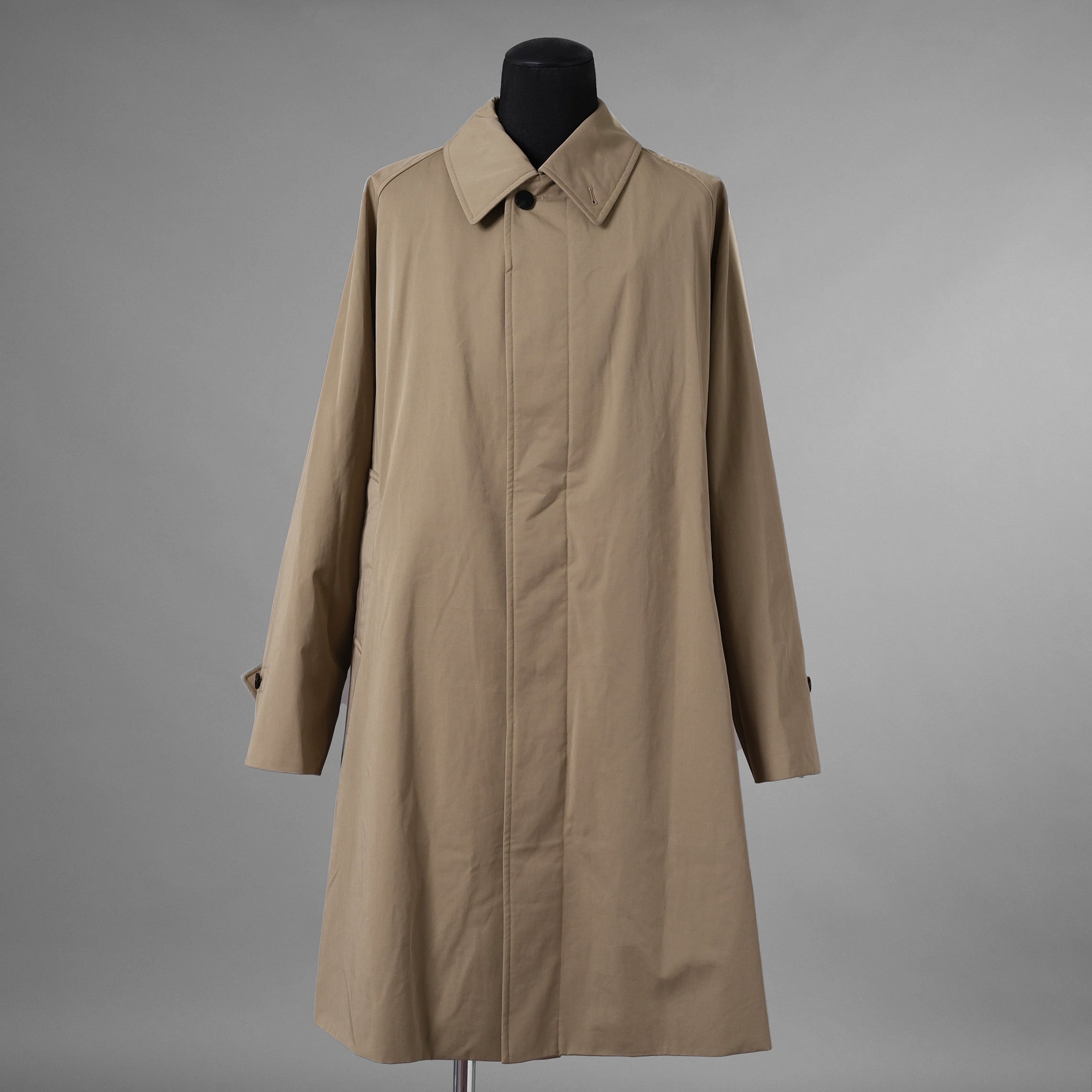 LANVIN COLLECTION ランバン コレクション  / 美品 24AW JACQUES COAT ( COTTON BALMACAAN COAT ) ステンカラー コート/ LA-44001*-72895 / size 48 (BEIGE) 352043-in-ue