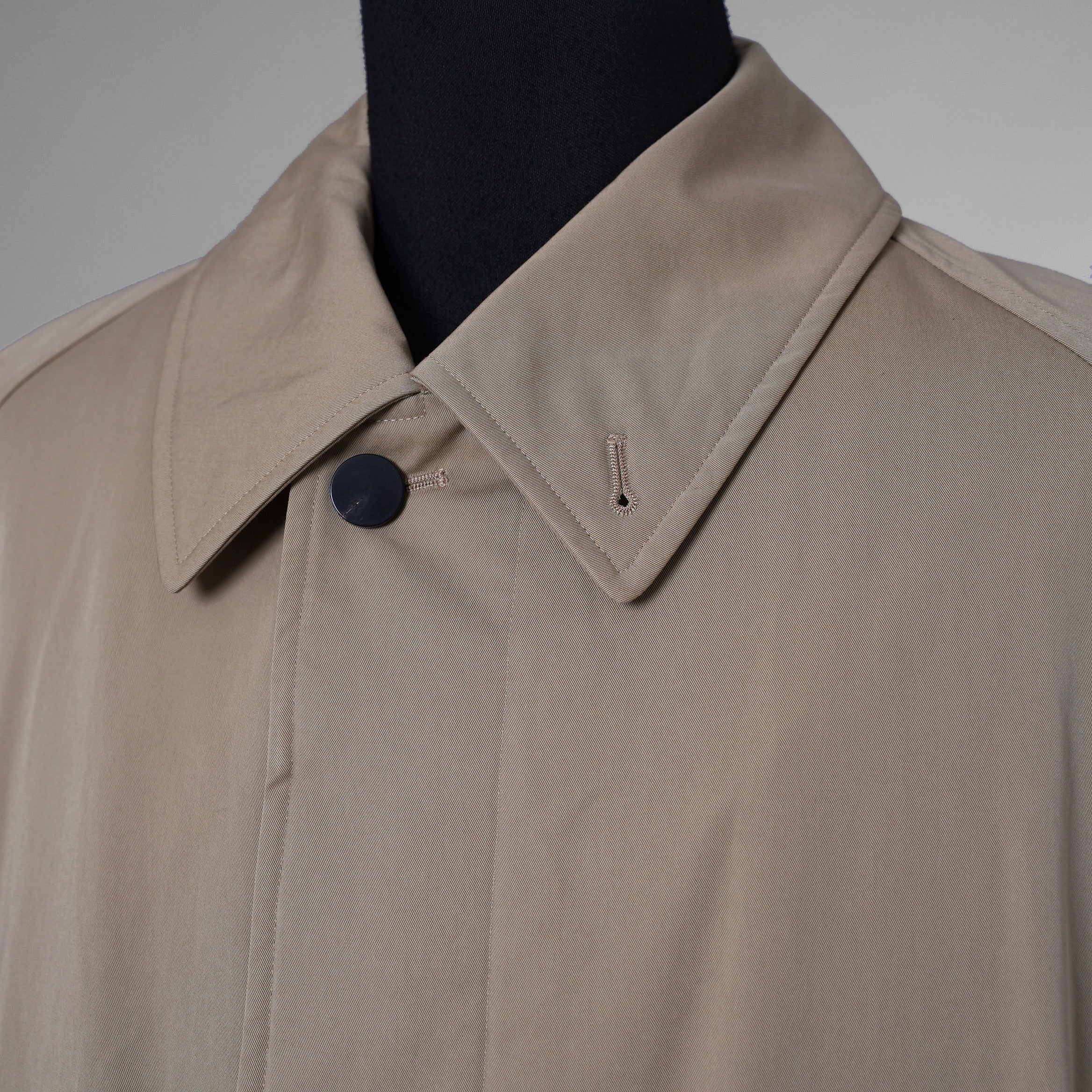 LANVIN COLLECTION ランバン コレクション  / 美品 24AW JACQUES COAT ( COTTON BALMACAAN COAT ) ステンカラー コート/ LA-44001*-72895 / size 48 (BEIGE) 352043-in-ue