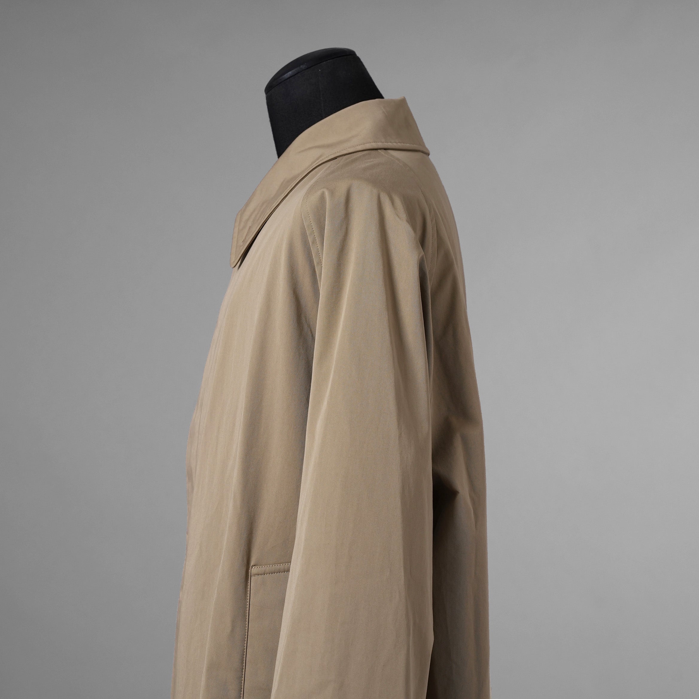 LANVIN COLLECTION ランバン コレクション  / 美品 24AW JACQUES COAT ( COTTON BALMACAAN COAT ) ステンカラー コート/ LA-44001*-72895 / size 48 (BEIGE) 352043-in-ue