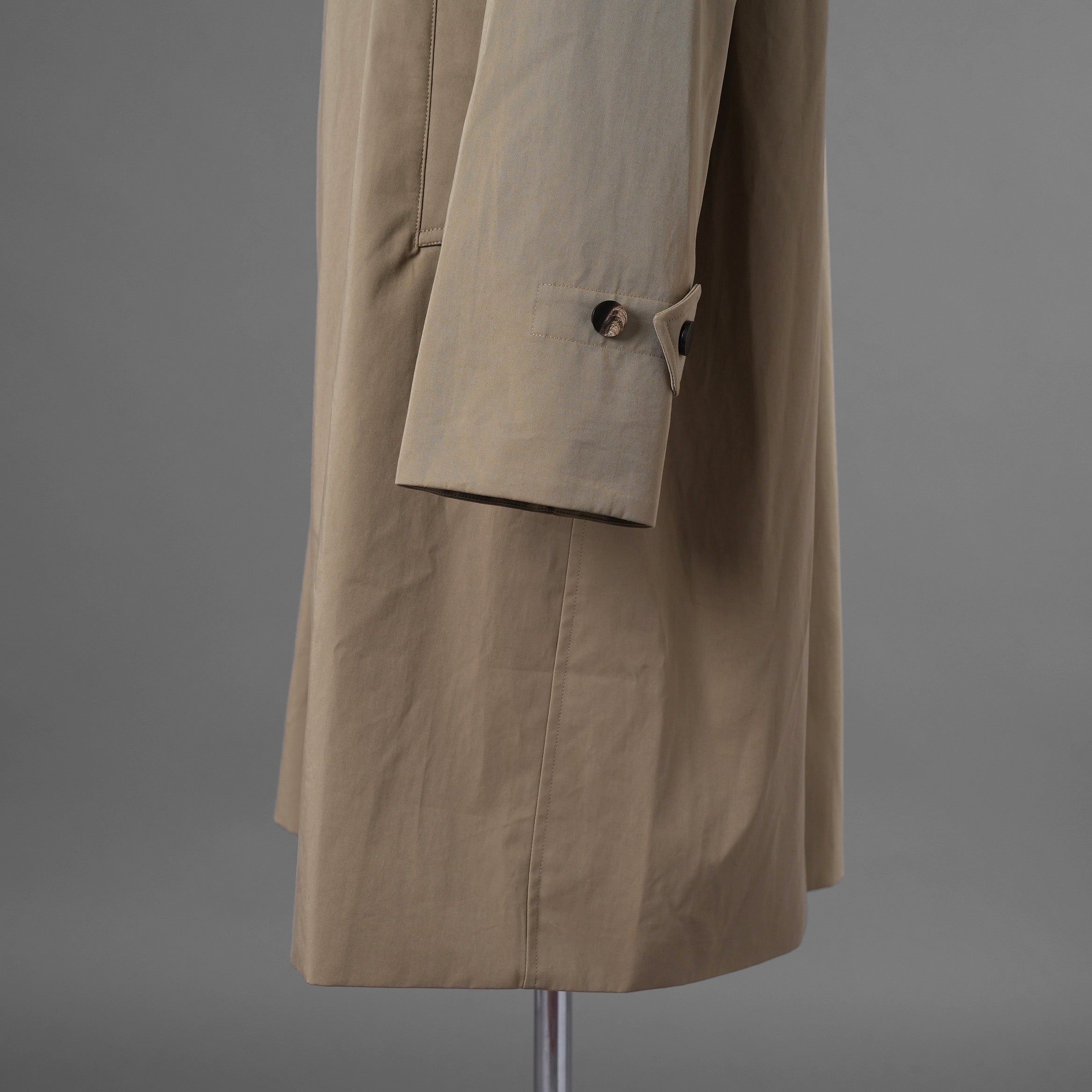 LANVIN COLLECTION ランバン コレクション  / 美品 24AW JACQUES COAT ( COTTON BALMACAAN COAT ) ステンカラー コート/ LA-44001*-72895 / size 48 (BEIGE) 352043-in-ue