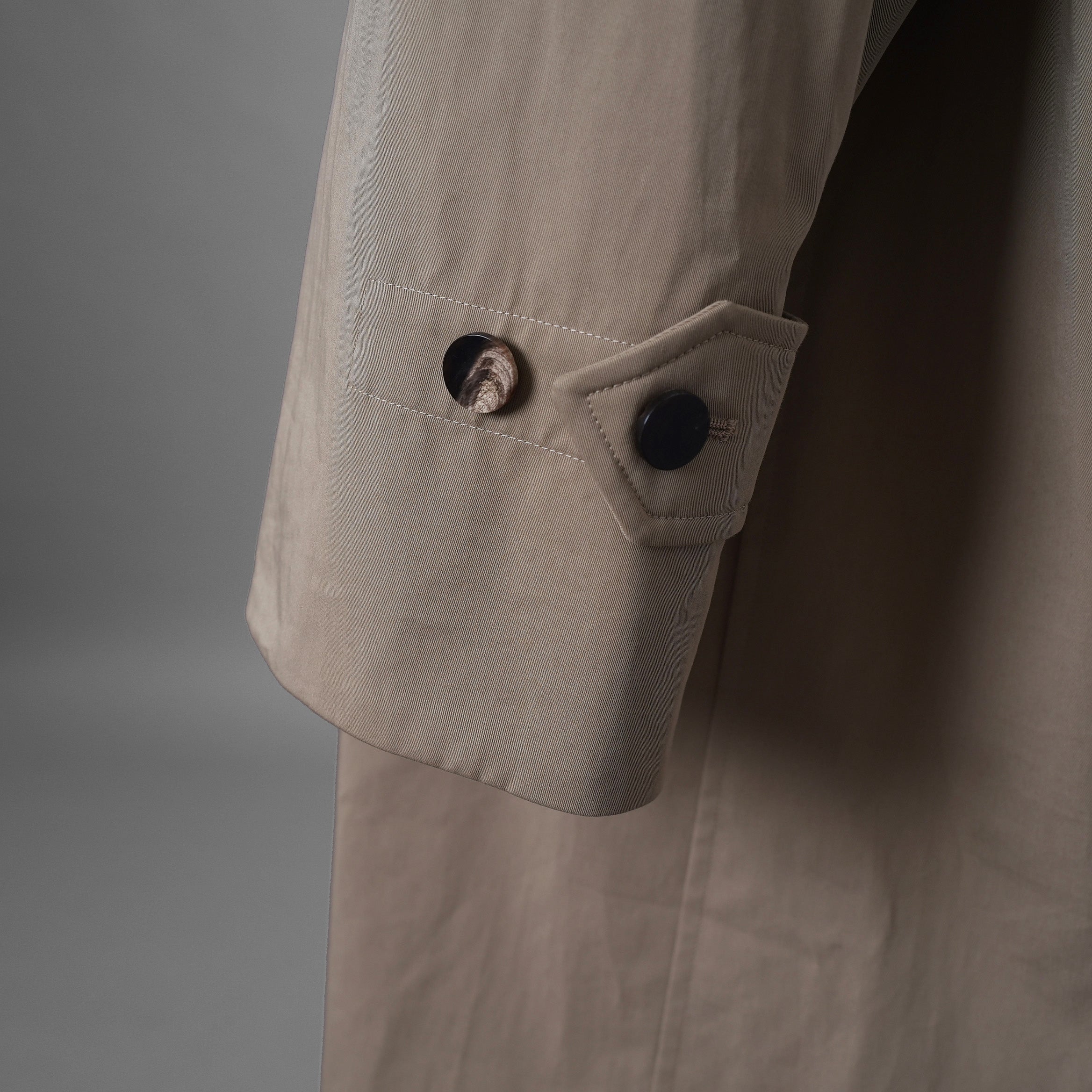 LANVIN COLLECTION ランバン コレクション  / 美品 24AW JACQUES COAT ( COTTON BALMACAAN COAT ) ステンカラー コート/ LA-44001*-72895 / size 48 (BEIGE) 352043-in-ue