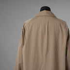 LANVIN COLLECTION ランバン コレクション  / 美品 24AW JACQUES COAT ( COTTON BALMACAAN COAT ) ステンカラー コート/ LA-44001*-72895 / size 48 (BEIGE) 352043-in-ue
