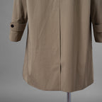 LANVIN COLLECTION ランバン コレクション  / 美品 24AW JACQUES COAT ( COTTON BALMACAAN COAT ) ステンカラー コート/ LA-44001*-72895 / size 48 (BEIGE) 352043-in-ue