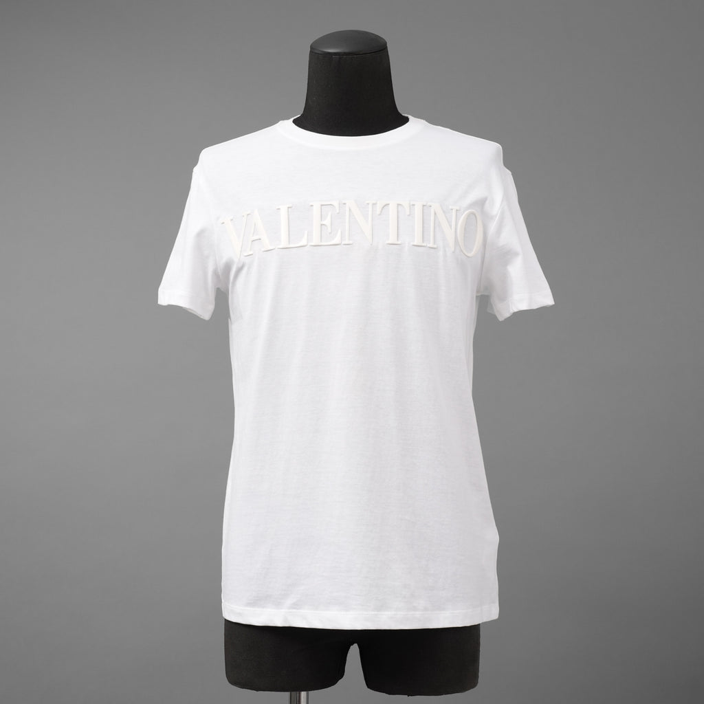 VALENTINO ヴァレンティノ / 22SS エンボス ロゴ 半袖Tシャツ / XB3MG16J6WU / size XXS (WHITE)