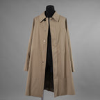 LANVIN COLLECTION ランバン コレクション  / 美品 24AW JACQUES COAT ( COTTON BALMACAAN COAT ) ステンカラー コート/ LA-44001*-72895 / size 48 (BEIGE) 352043-in-ue