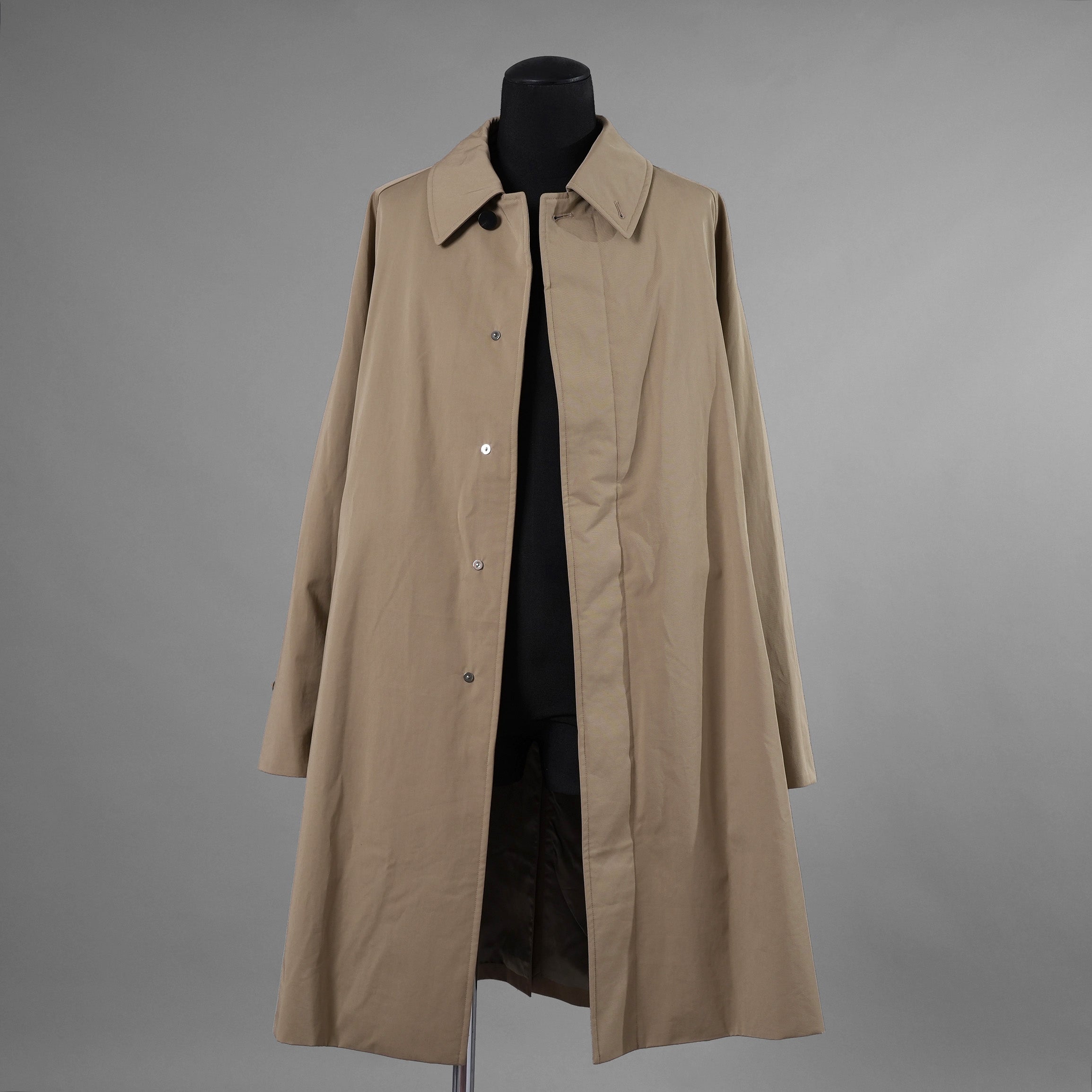LANVIN COLLECTION ランバン コレクション  / 美品 24AW JACQUES COAT ( COTTON BALMACAAN COAT ) ステンカラー コート/ LA-44001*-72895 / size 48 (BEIGE) 352043-in-ue