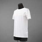 VALENTINO ヴァレンティノ / 22SS エンボス ロゴ 半袖Tシャツ / XB3MG16J6WU / size XXS (WHITE)