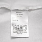 VALENTINO ヴァレンティノ / 22SS エンボス ロゴ 半袖Tシャツ / XB3MG16J6WU / size XXS (WHITE)