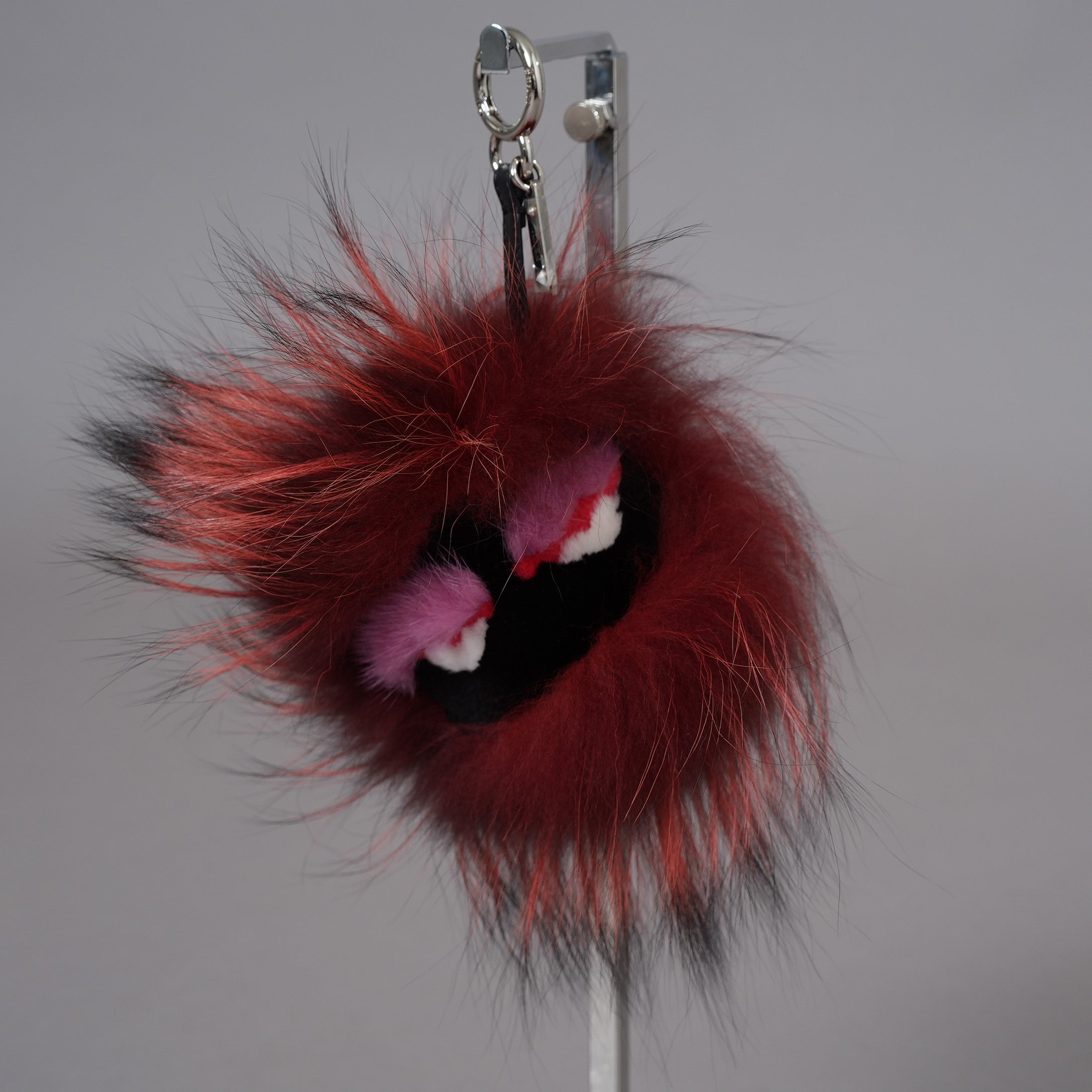 FENDI フェンディ / 美品 バッグ バグズ Bag Bugs モンスター ファーチャーム アクセサリー / RED 352041-izm