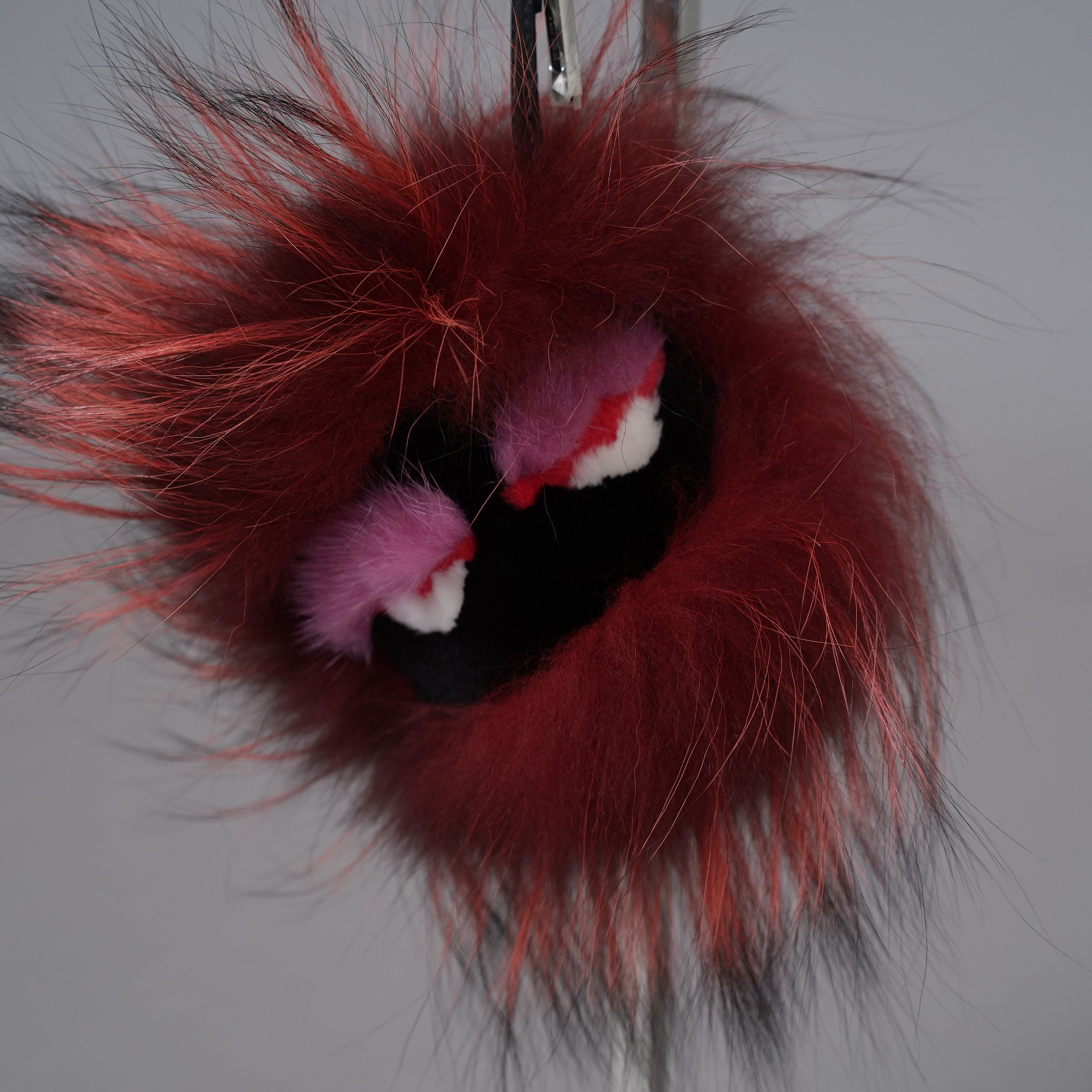 FENDI フェンディ / 美品 バッグ バグズ Bag Bugs モンスター ファーチャーム アクセサリー / RED 352041-izm