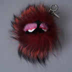 FENDI フェンディ / 美品 バッグ バグズ Bag Bugs モンスター ファーチャーム アクセサリー / RED 352041-izm