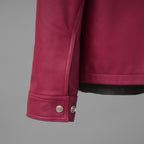 RICK OWENS リックオウエンス / 美品 23SS EDFU / Brad Leather Jacket レザージャケット / RU01C4766-LC / size 48 (FUCHSIA)