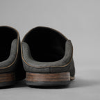 Portaille ポルタユ / 19AW Portaille exclusive Babouche Slipon Shoes BABELE by TEMPESTI  PIOMBO スリッポン シューズ / M31LO-L3MC / size 41 (NERO) 352046-ymu