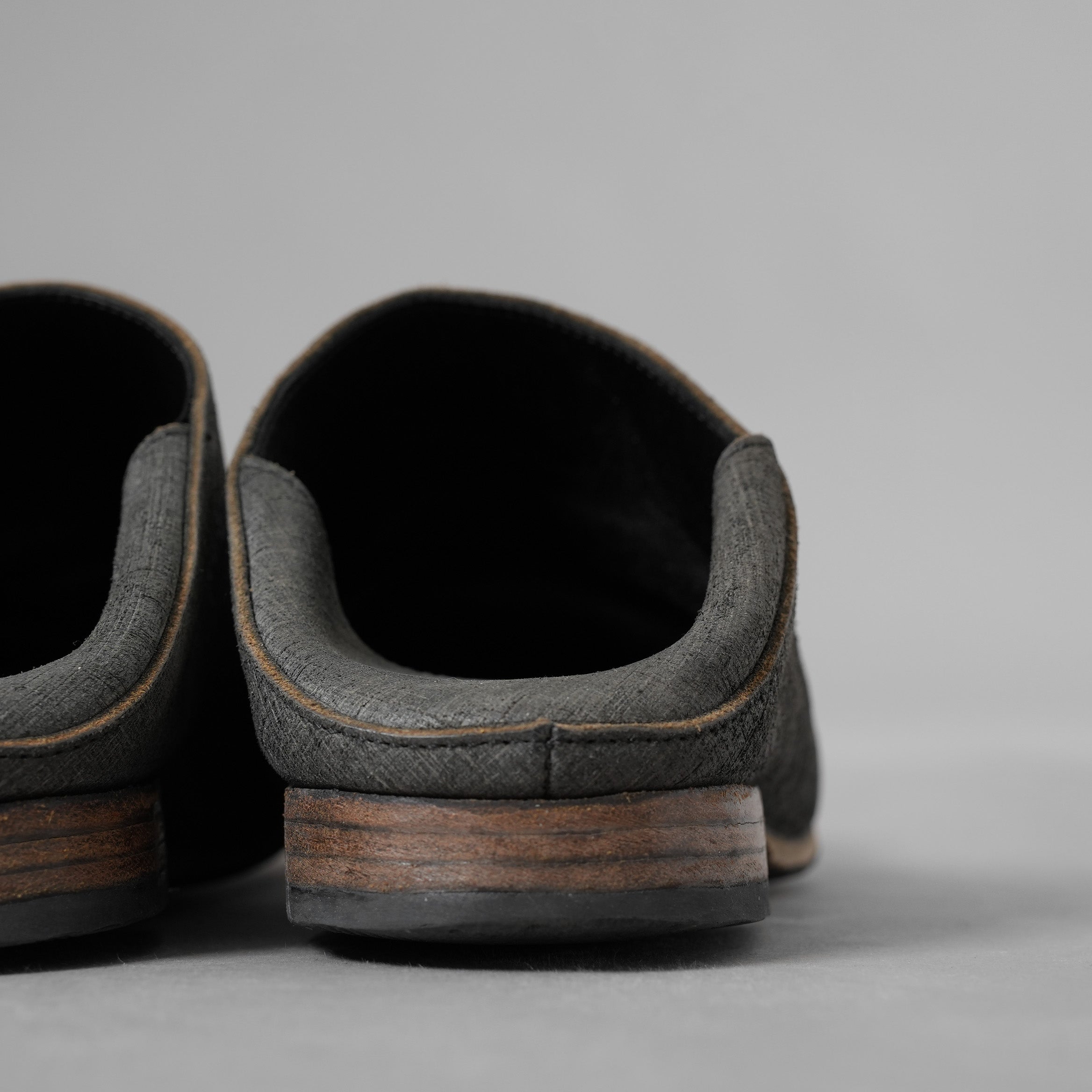 Portaille ポルタユ / 19AW Portaille exclusive Babouche Slipon Shoes BABELE by TEMPESTI  PIOMBO スリッポン シューズ / M31LO-L3MC / size 41 (NERO) 352046-ymu