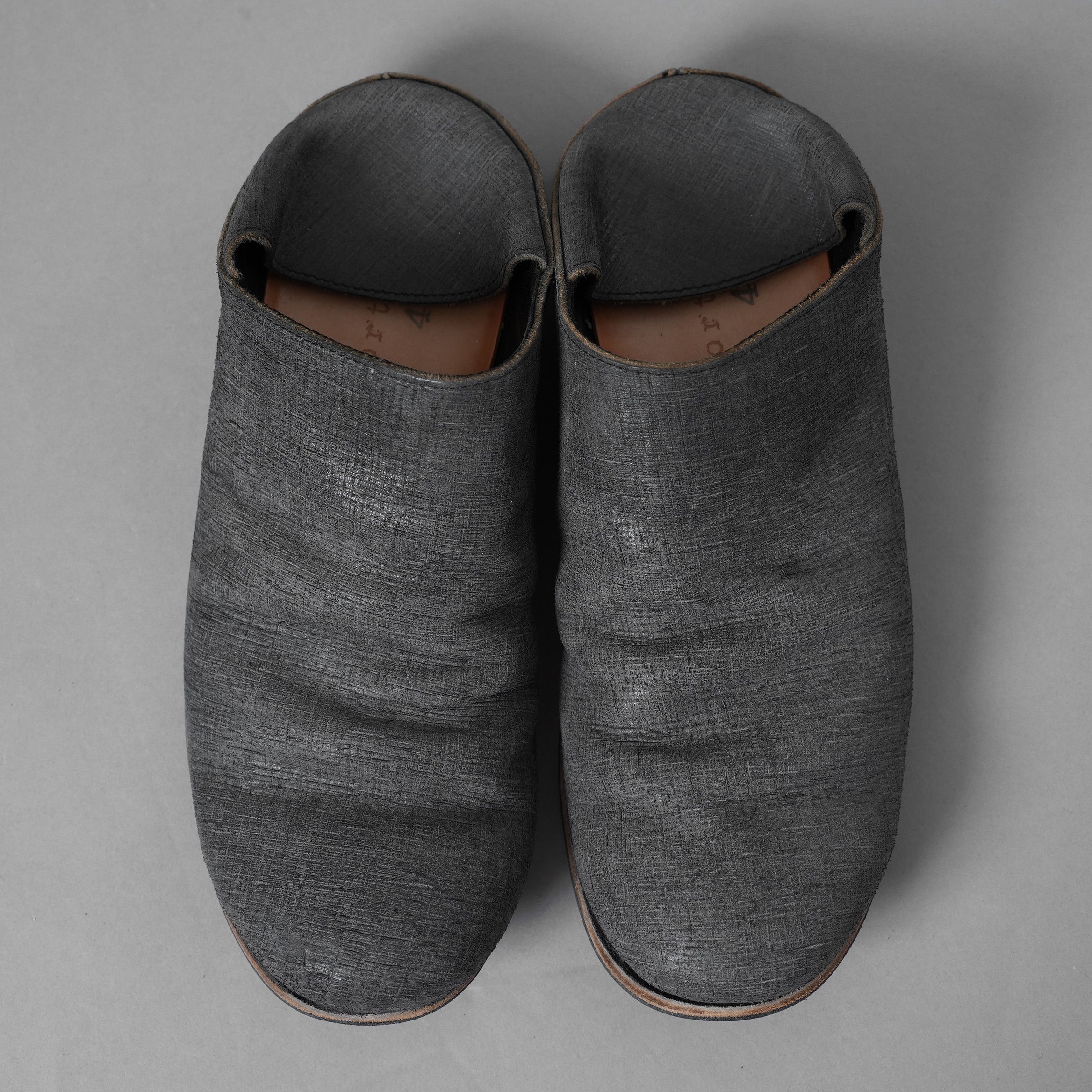 Portaille ポルタユ / 19AW Portaille exclusive Babouche Slipon Shoes BABELE by TEMPESTI  PIOMBO スリッポン シューズ / M31LO-L3MC / size 41 (NERO) 352046-ymu