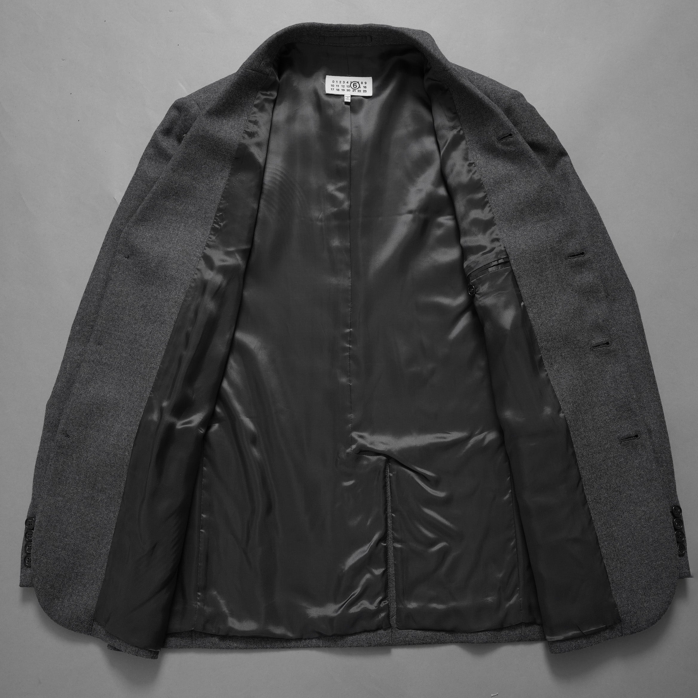 MM6 Maison Margiela エムエムシックス メゾンマルジェラ / 美品 23AW ウール テーラードジャケット / SH0BN0016 M35466 / size 44 (GRAY) 352048-in-ue