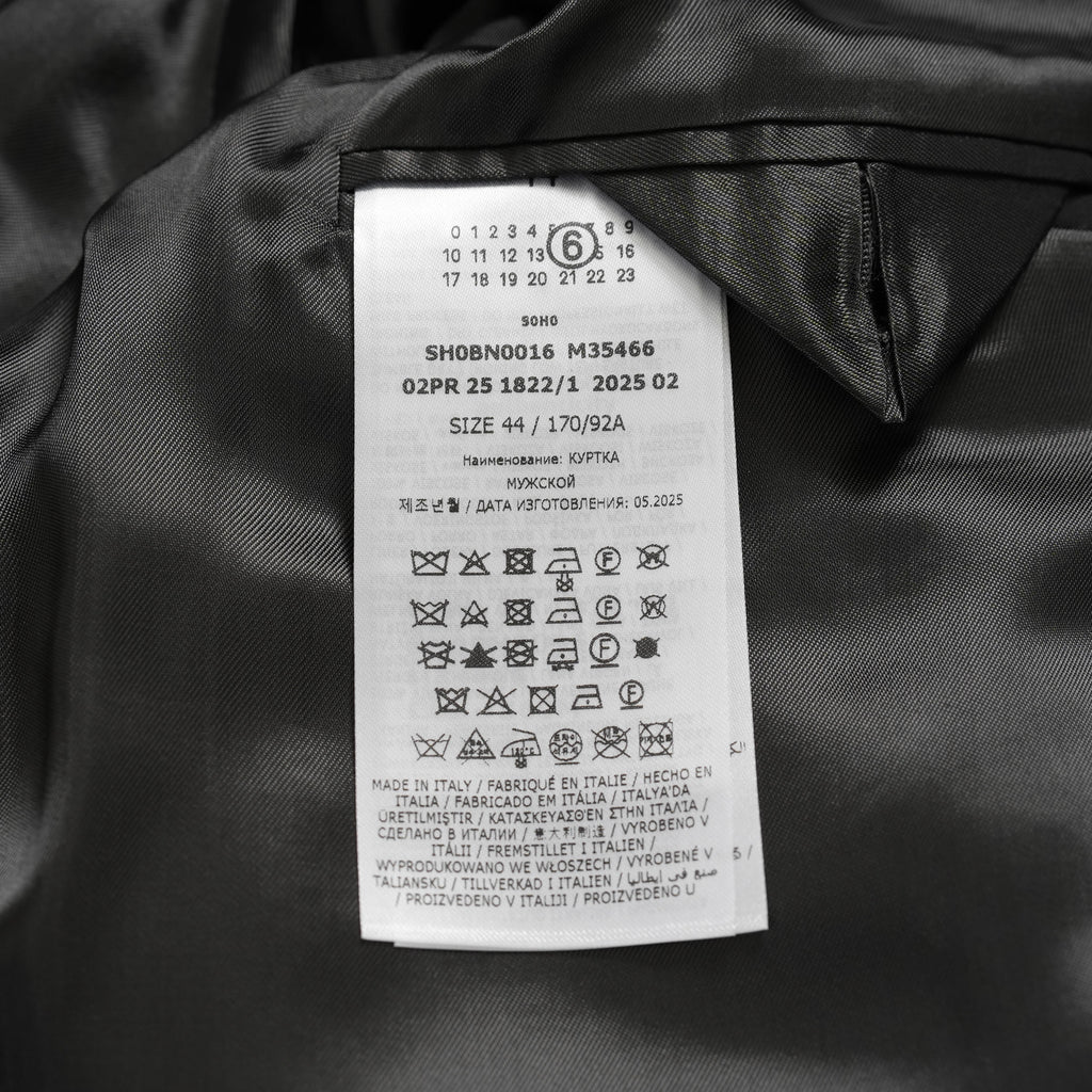 MM6 Maison Margiela エムエムシックス メゾンマルジェラ / 美品 23AW ウール テーラードジャケット / SH0BN0016 M35466 / size 44 (GRAY) 352048-in-ue