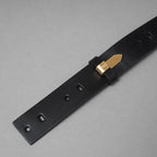 FENDACE フェンダーチェ FENDI x VERSACE コラボ  / 2022年 ロゴ レザー ベルト / 1006694-1A04584_1B00F (BLACK)
