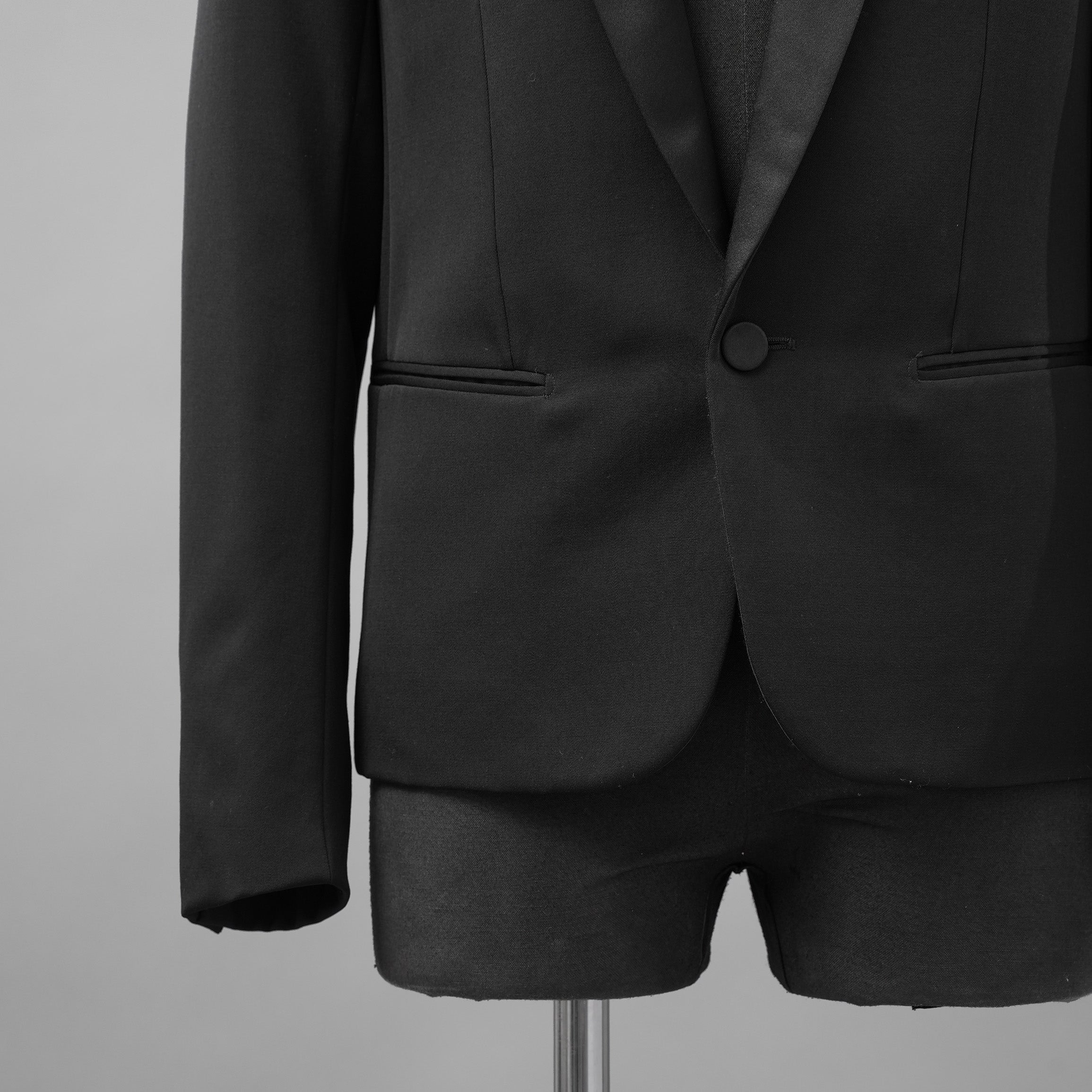 Dior homme ディオールオム / 06AWエディ スリマン期 タキシード スモーキング ジャケット/ ウール / 6HH2021806 / size 44 （BLACK）