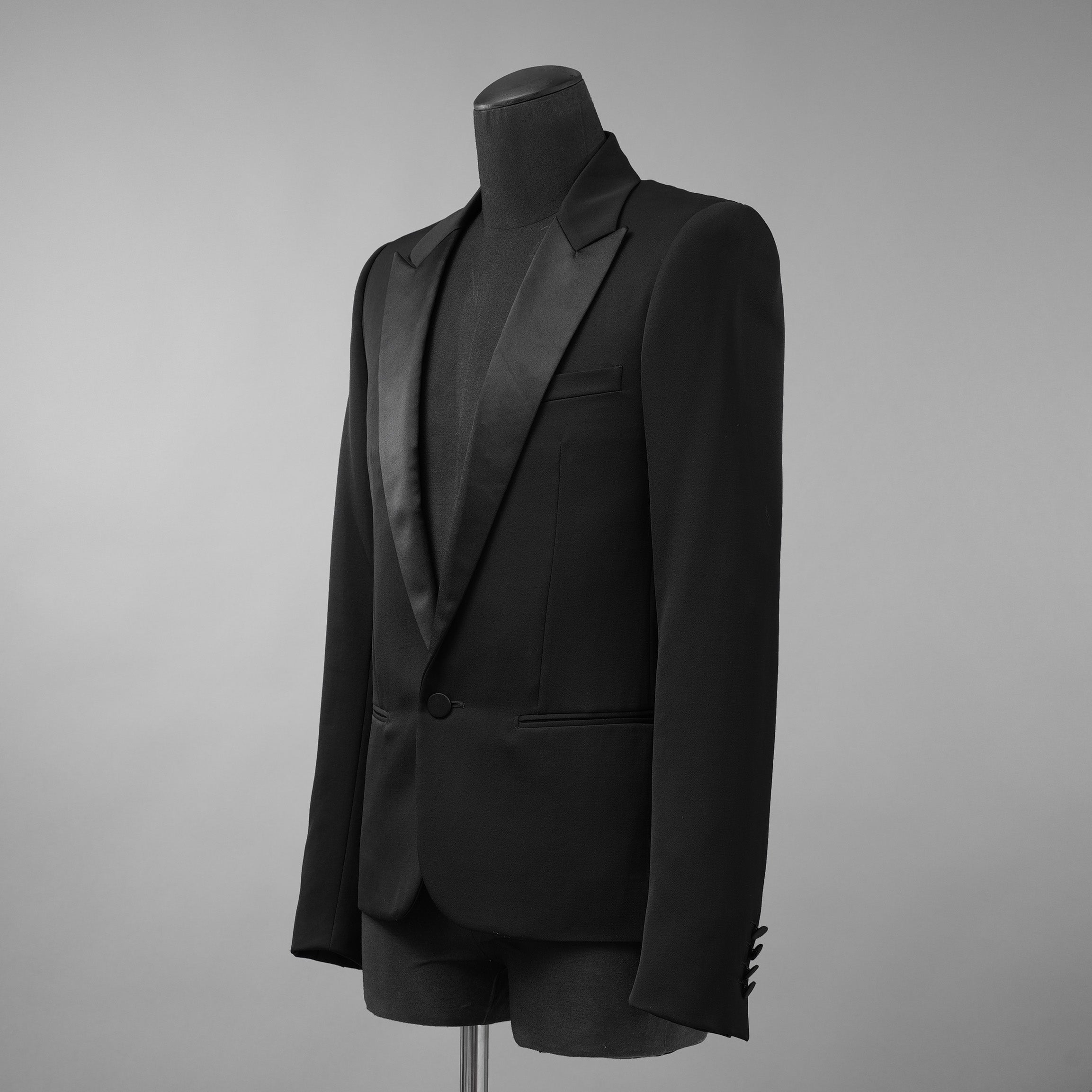 Dior homme ディオールオム / 06AWエディ スリマン期 タキシード スモーキング ジャケット/ ウール / 6HH2021806 / size 44 （BLACK）