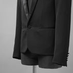 Dior homme ディオールオム / 06AWエディ スリマン期 タキシード スモーキング ジャケット/ ウール / 6HH2021806 / size 44 （BLACK）